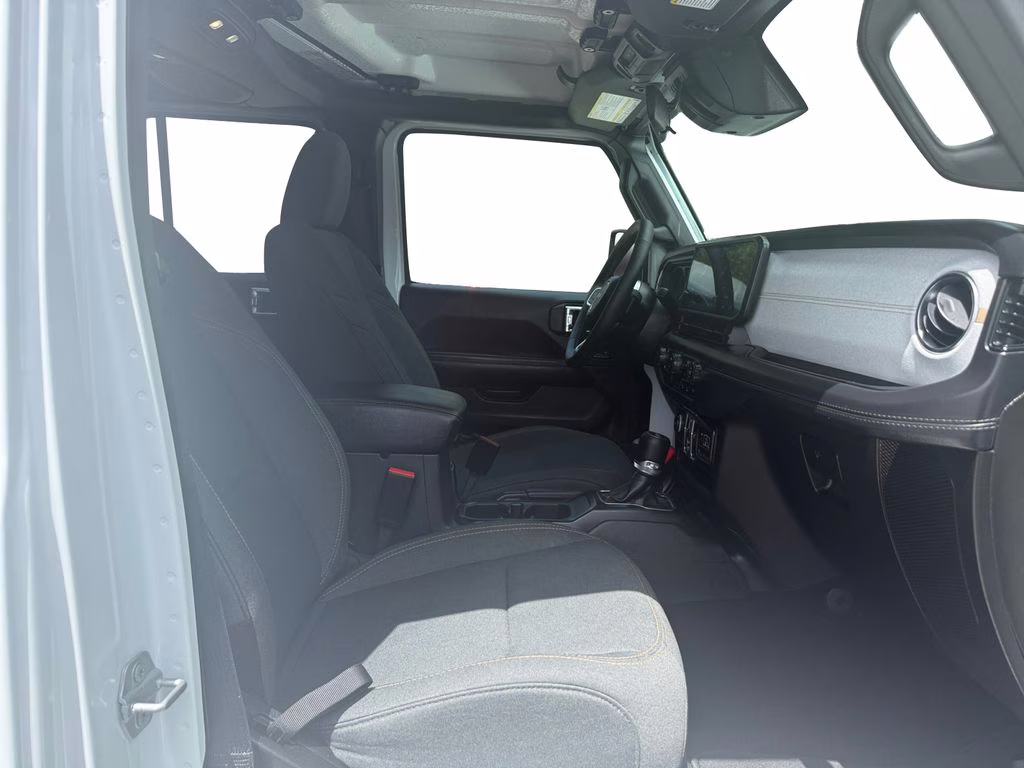 2025 Bright White Clearcoat Jeep Wrangler Sahara 4xe 4X4 SUV