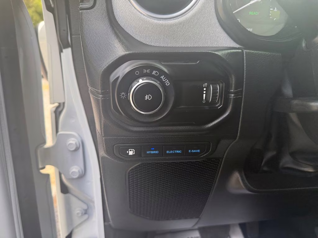 2025 Bright White Clearcoat Jeep Wrangler Sahara 4xe 4X4 SUV