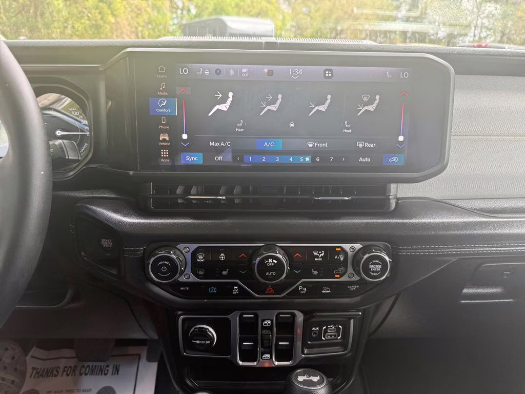 2025 Bright White Clearcoat Jeep Wrangler Sahara 4xe 4X4 SUV