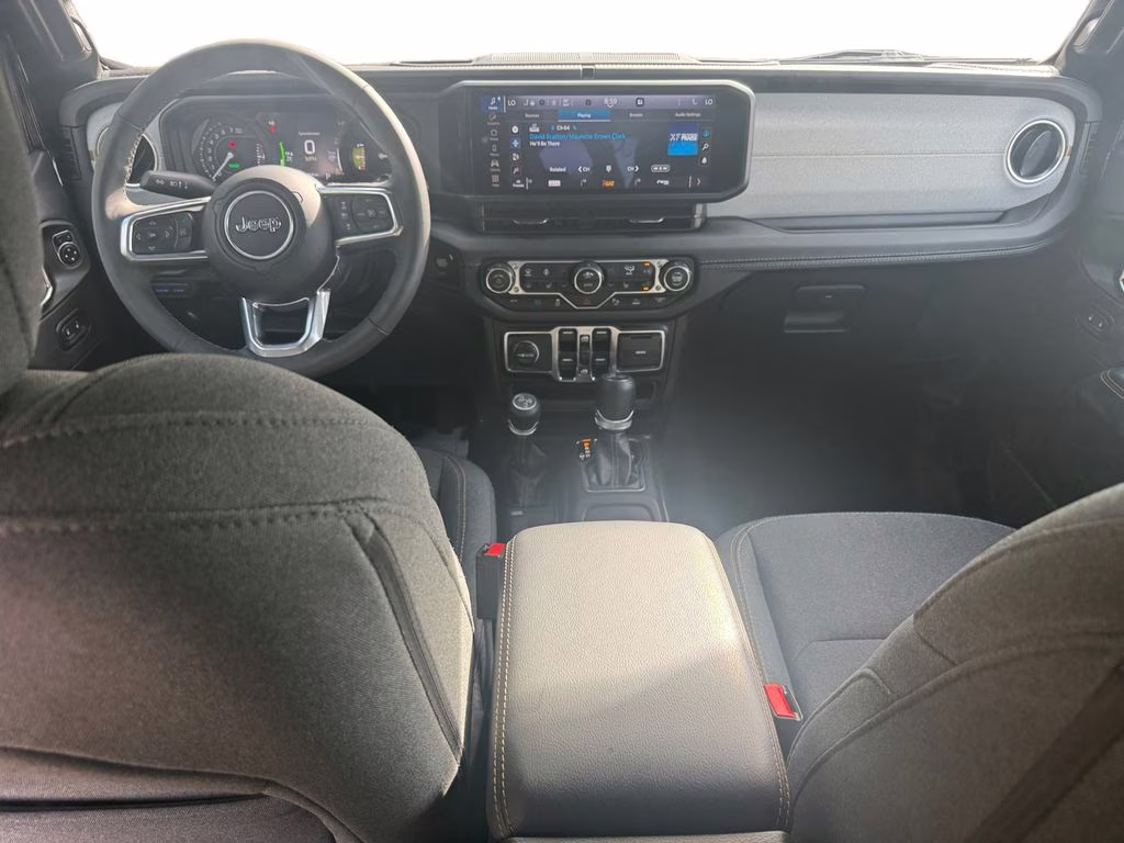 2025 Black Clearcoat Jeep Wrangler Sahara 4xe 4X4 SUV