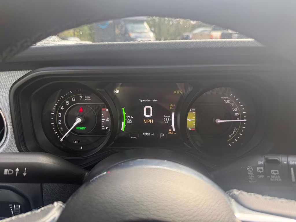 2025 Black Clearcoat Jeep Wrangler Sahara 4xe 4X4 SUV