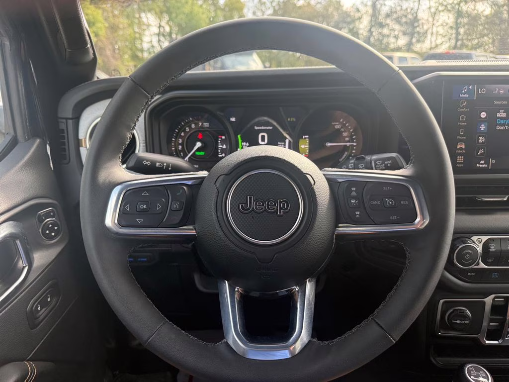 2025 Black Clearcoat Jeep Wrangler Sahara 4xe 4X4 SUV