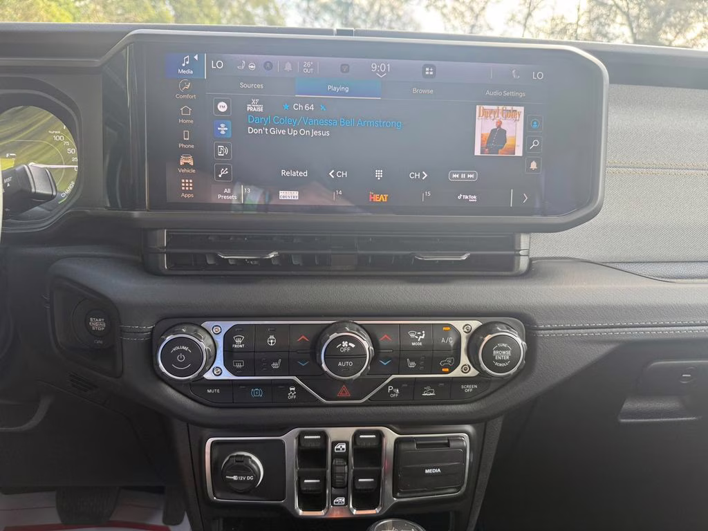 2025 Black Clearcoat Jeep Wrangler Sahara 4xe 4X4 SUV