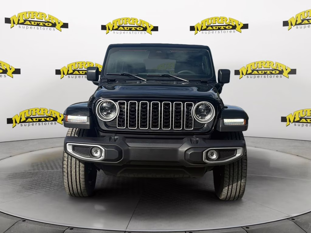 2025 Black Clearcoat Jeep Wrangler Sahara 4xe 4X4 SUV