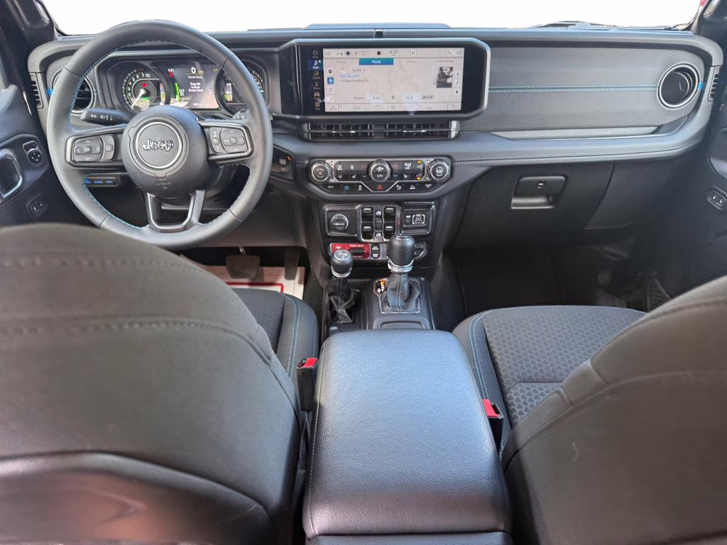 2025 Black Clearcoat Jeep Wrangler Rubicon 4xe 4X4 SUV