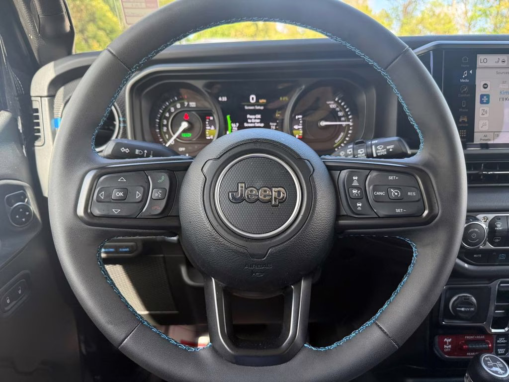 2025 Black Clearcoat Jeep Wrangler Rubicon 4xe 4X4 SUV