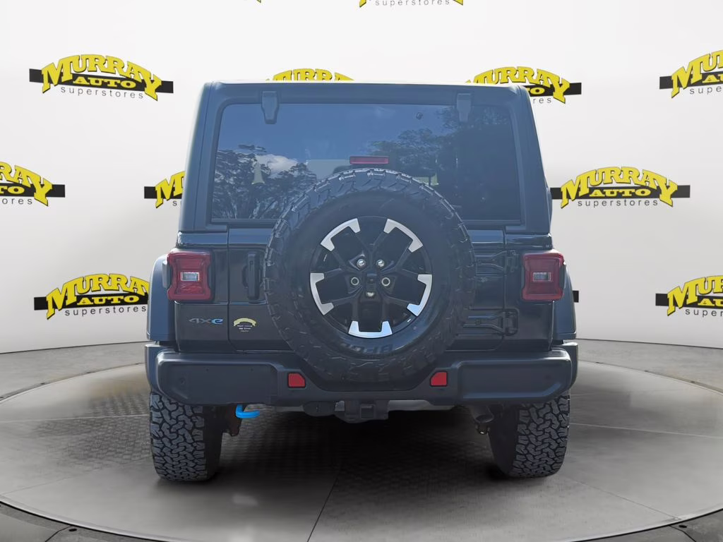 2025 Black Clearcoat Jeep Wrangler Rubicon 4xe 4X4 SUV