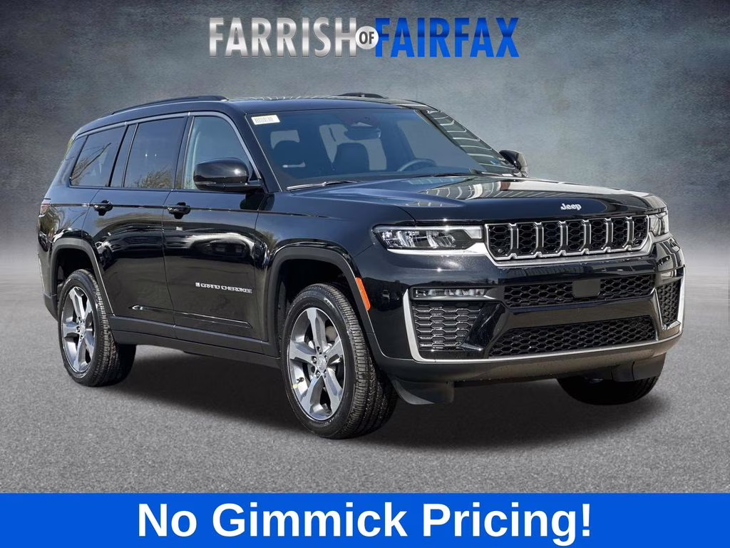 2026 Diamond Black Crystal Pearlcoat Jeep Grand Cherokee L Limited 4X4 SUV