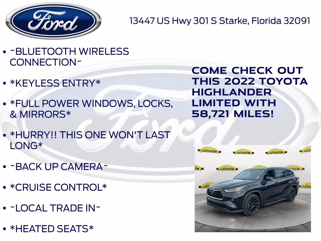 2022 Moon Dust Toyota Highlander Limited FWD SUV