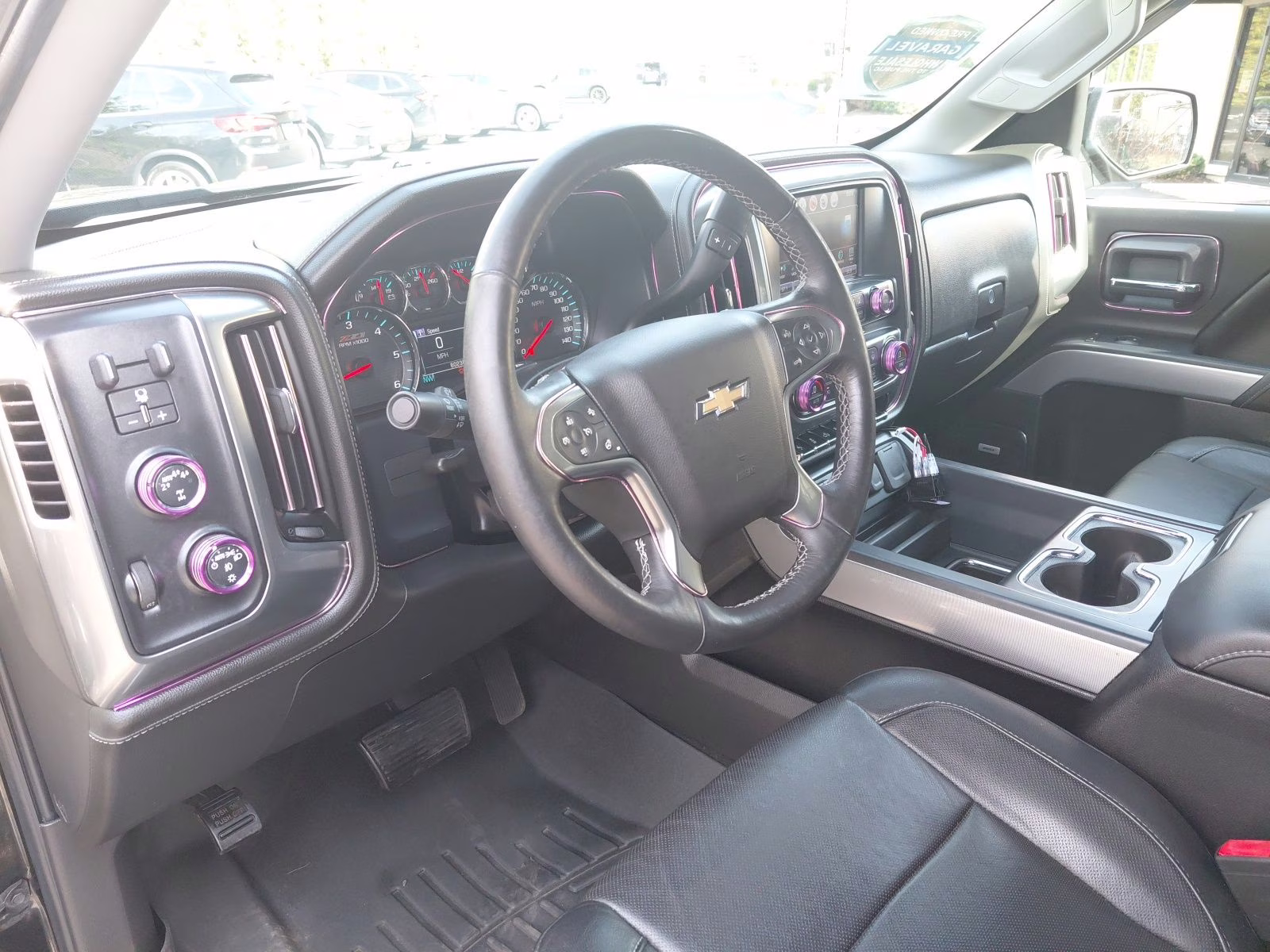 2017 Black Chevrolet Silverado 1500 LTZ 4X4 Truck