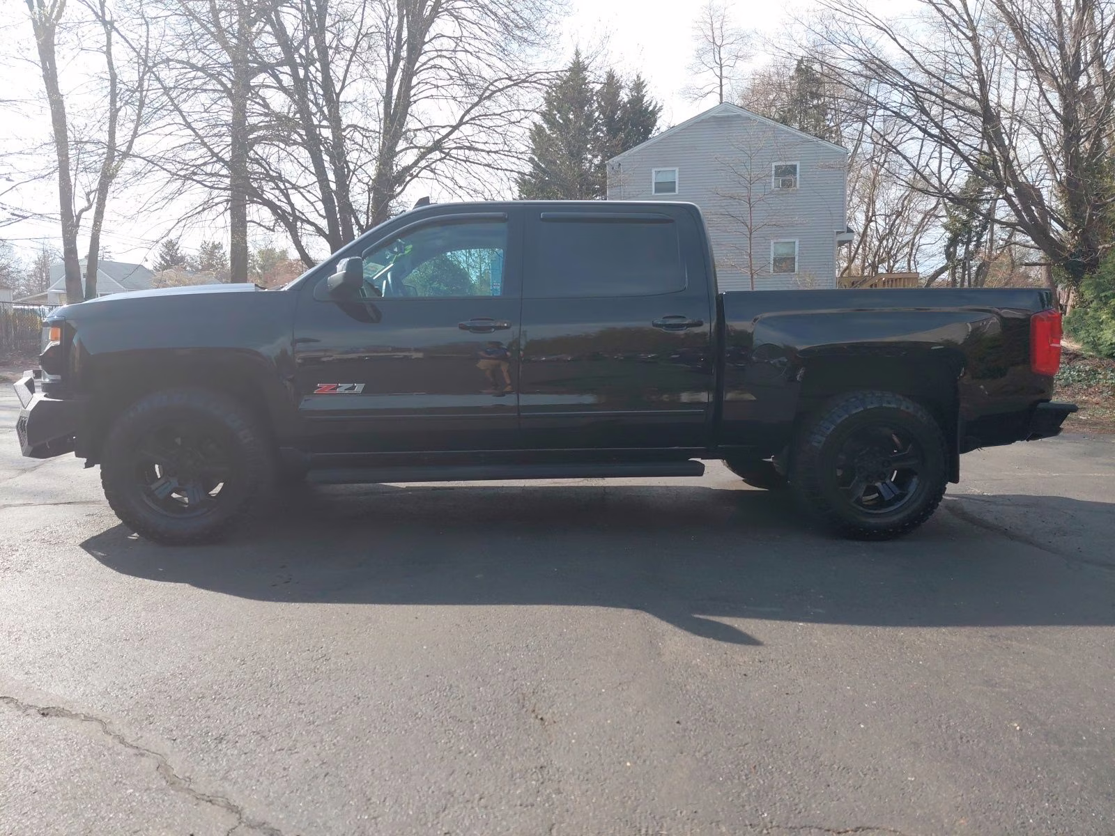 2017 Black Chevrolet Silverado 1500 LTZ 4X4 Truck