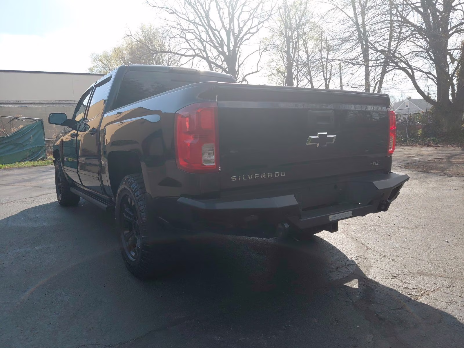 2017 Black Chevrolet Silverado 1500 LTZ 4X4 Truck