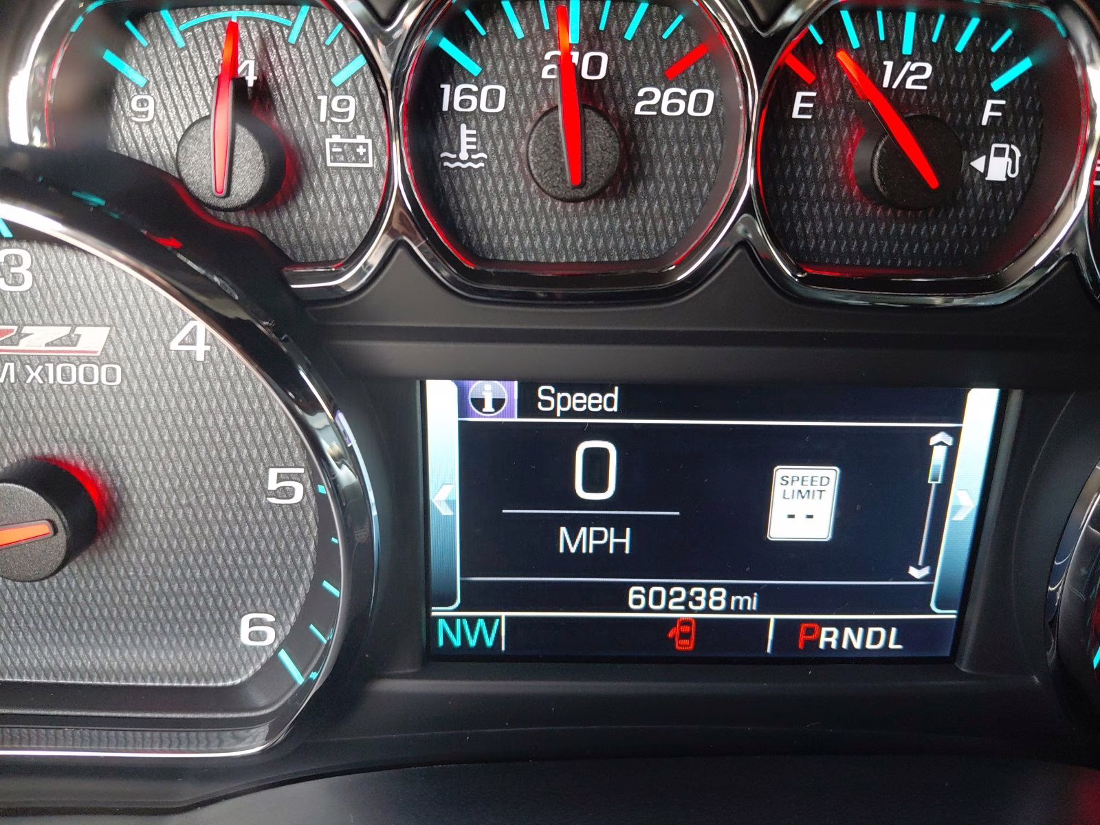 2017 Black Chevrolet Silverado 1500 LTZ 4X4 Truck