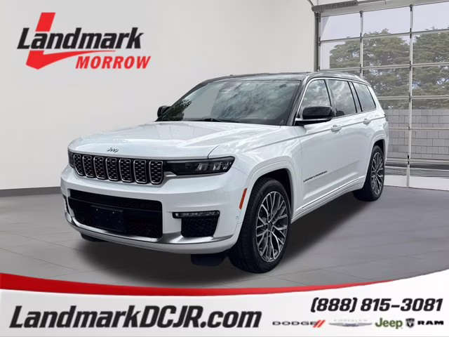 2022 Bright White Clearcoat Jeep Grand Cherokee L 4X4 SUV