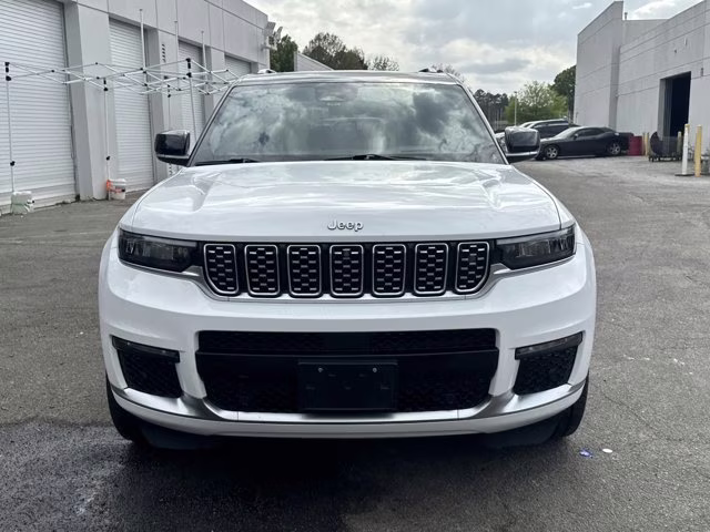 2022 Bright White Clearcoat Jeep Grand Cherokee L 4X4 SUV