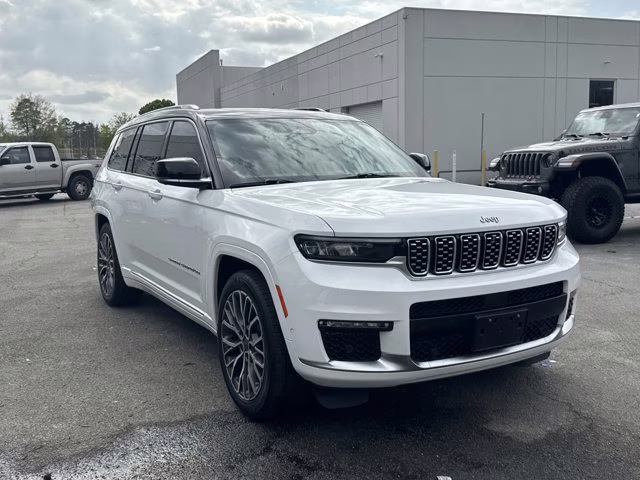 2022 Bright White Clearcoat Jeep Grand Cherokee L 4X4 SUV