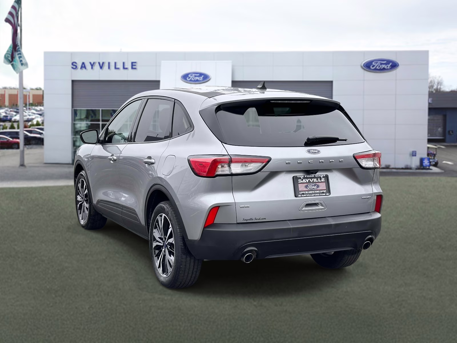 2022 Iconic Silver Metallic Ford Escape SE AWD AWD SUV