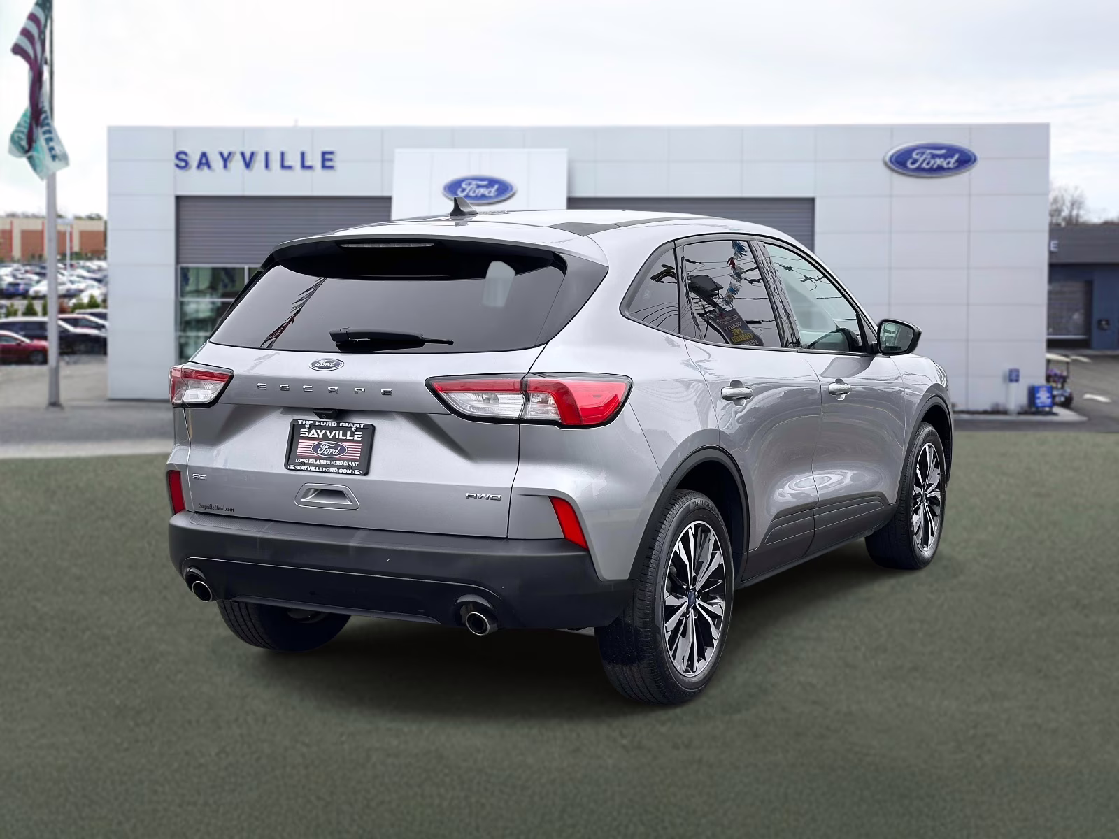 2022 Iconic Silver Metallic Ford Escape SE AWD AWD SUV