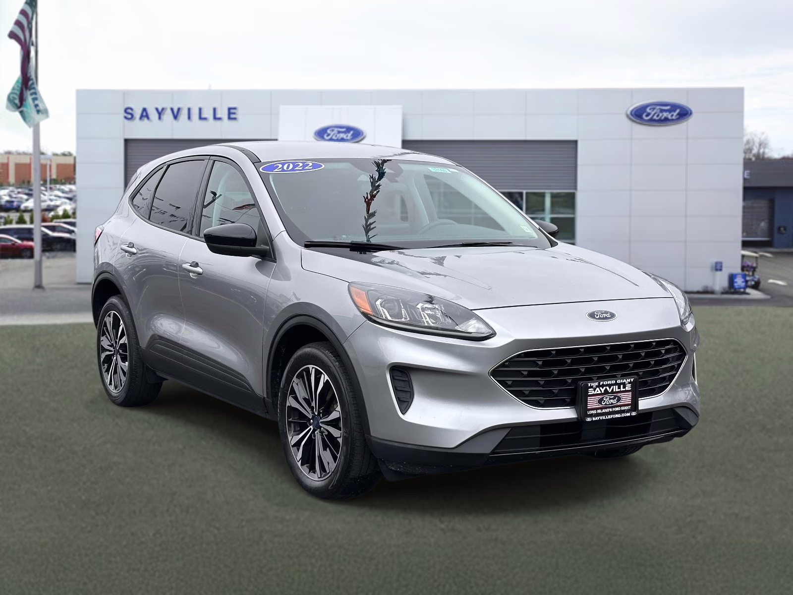 2022 Iconic Silver Metallic Ford Escape SE AWD AWD SUV