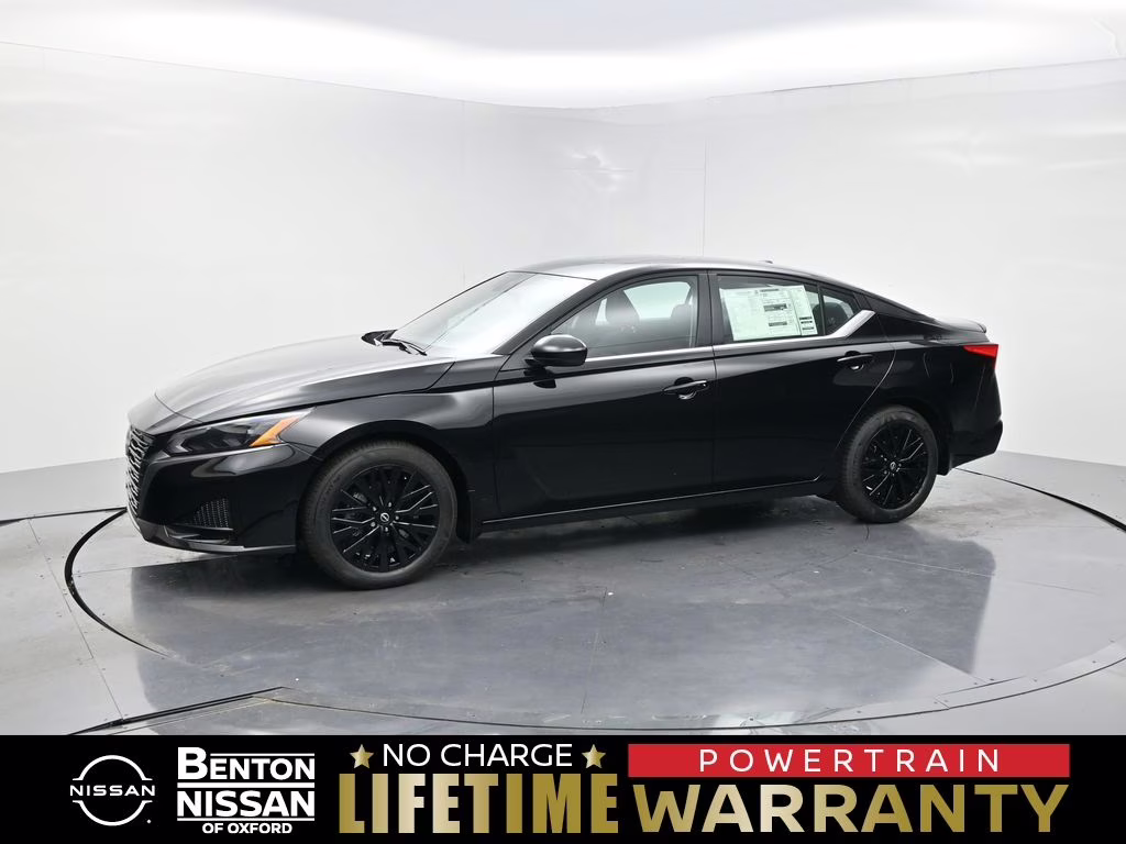 2026 Super Black Clearcoat Nissan Altima 2.5 SV FWD Sedan