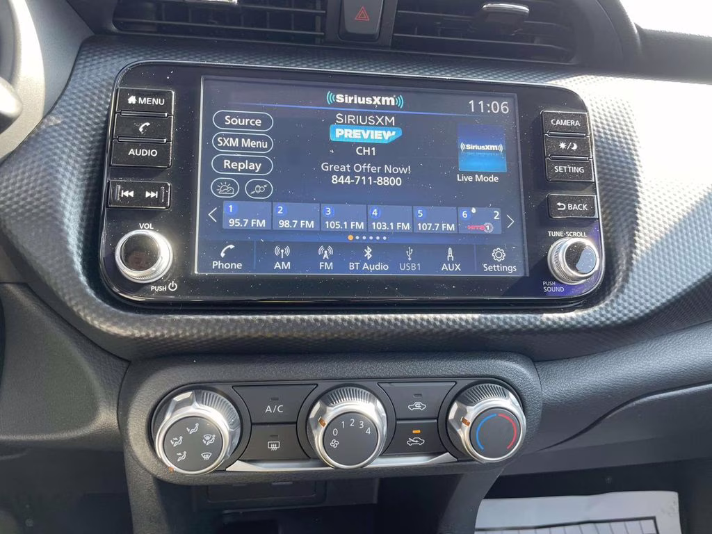 2024 Aspen White/Super Black Nissan Kicks SV FWD SUV