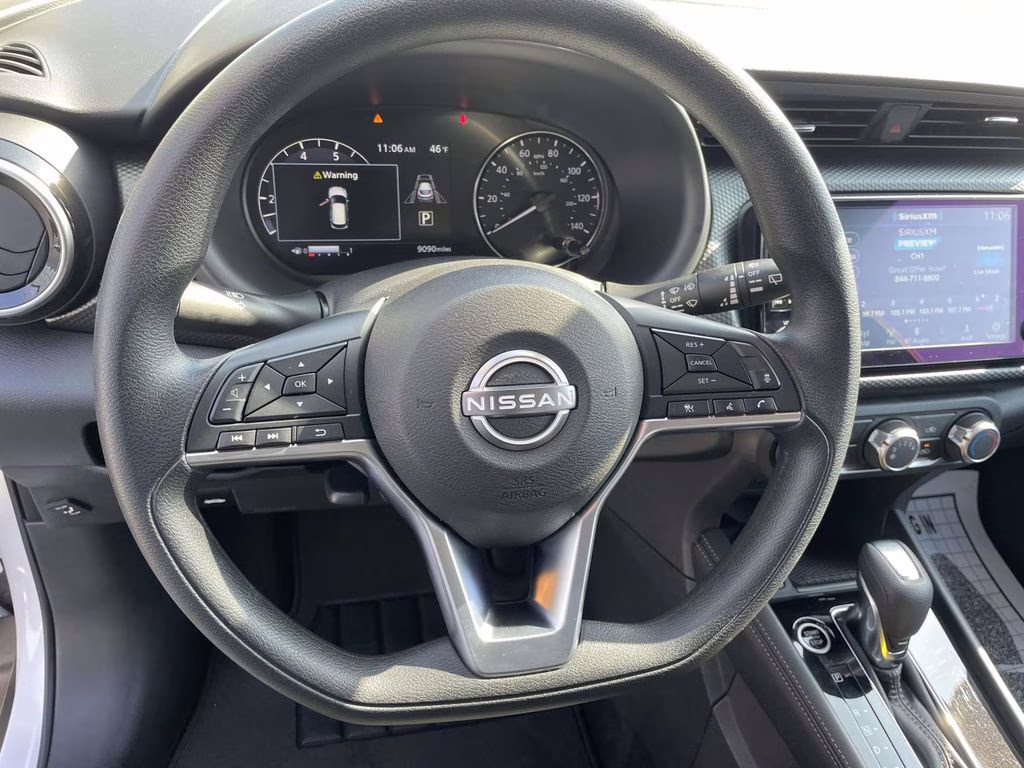 2024 Aspen White/Super Black Nissan Kicks SV FWD SUV