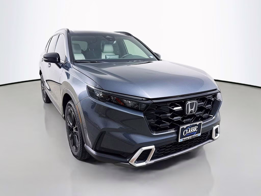 2024 Gray Honda CR-V Hybrid Sport Touring AWD SUV