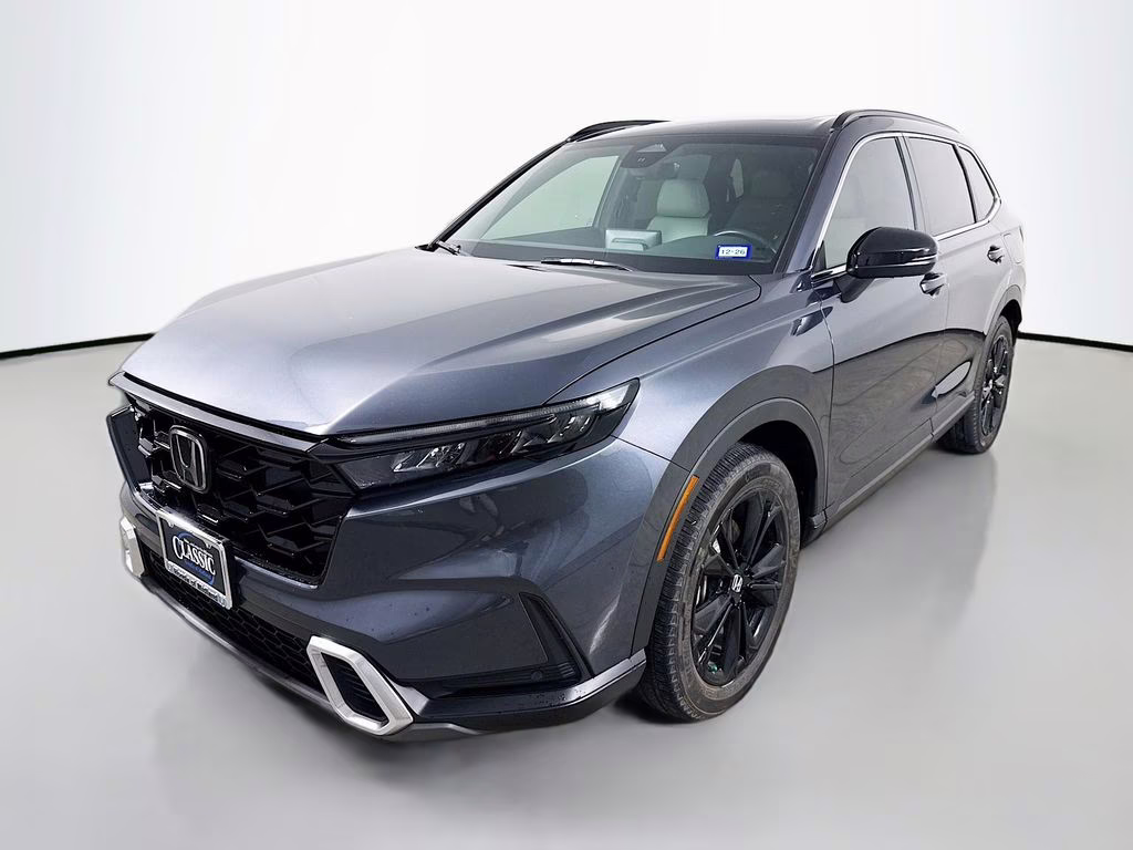 2024 Gray Honda CR-V Hybrid Sport Touring AWD SUV