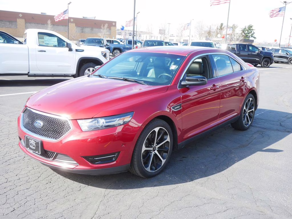 2015 Red Ford Taurus SHO AWD Sedan