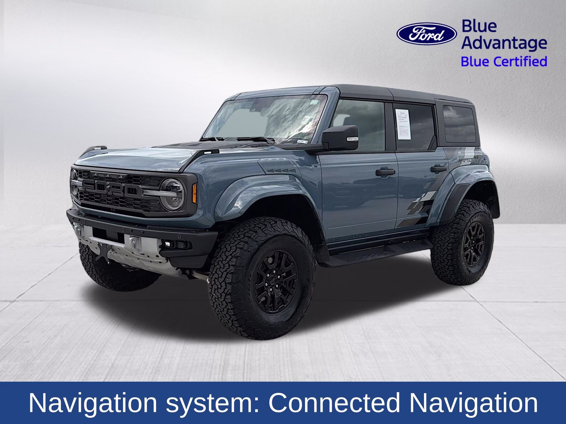 2024 Azure Gray Metallic Tri-Coat Ford Bronco Raptor 4X4 SUV