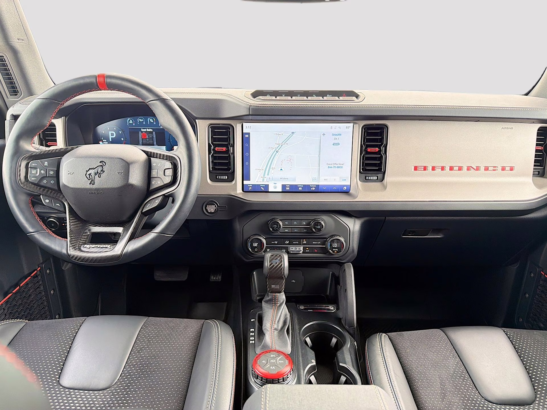 2024 Azure Gray Metallic Tri-Coat Ford Bronco Raptor 4X4 SUV