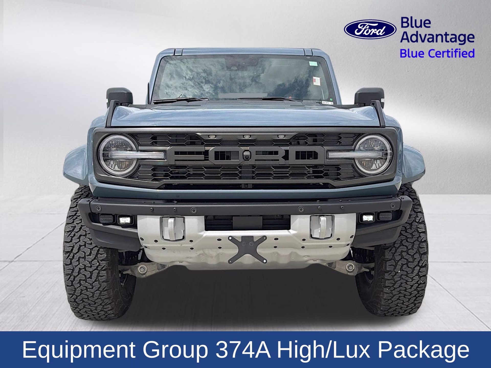 2024 Azure Gray Metallic Tri-Coat Ford Bronco Raptor 4X4 SUV