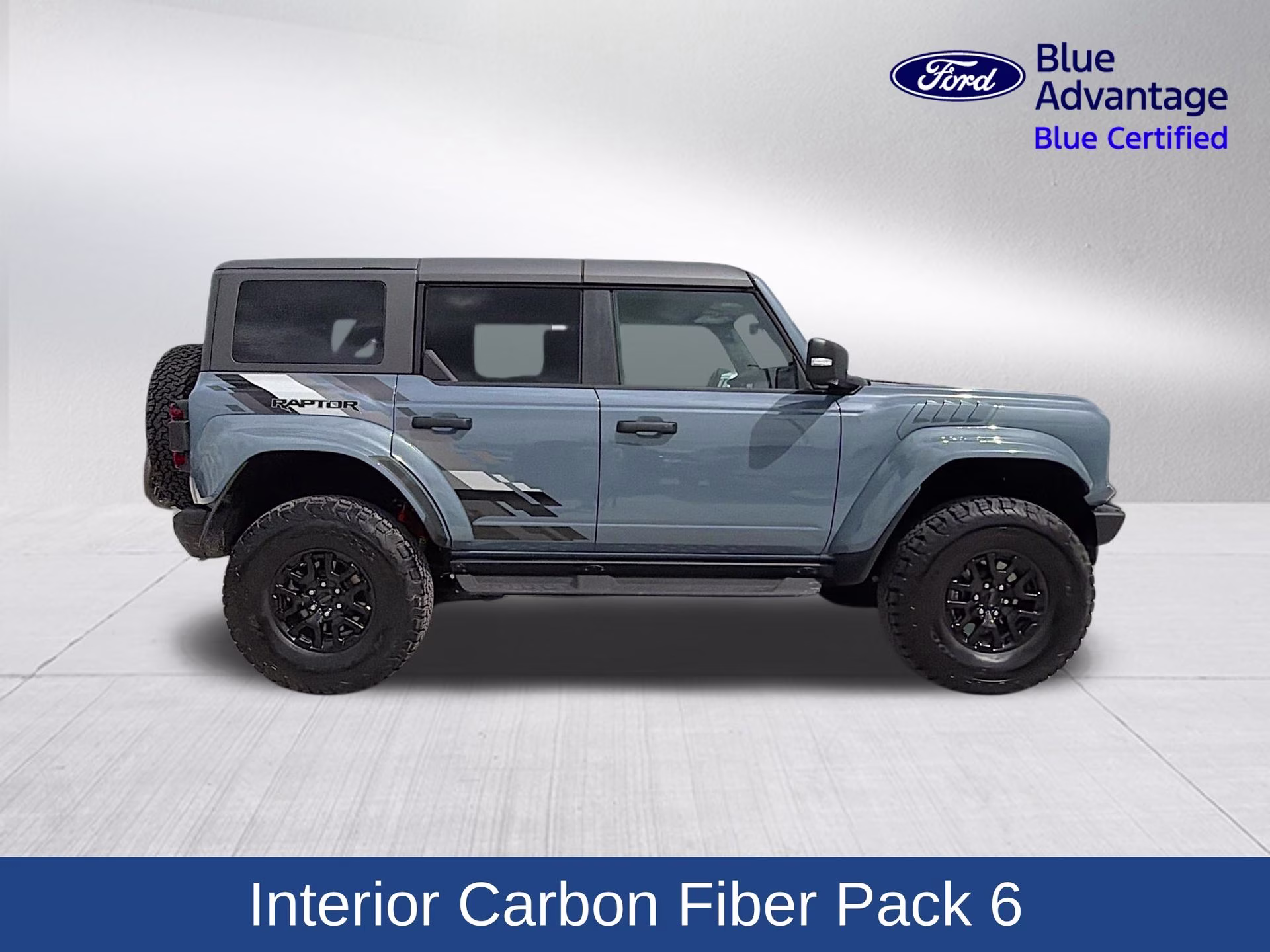 2024 Azure Gray Metallic Tri-Coat Ford Bronco Raptor 4X4 SUV