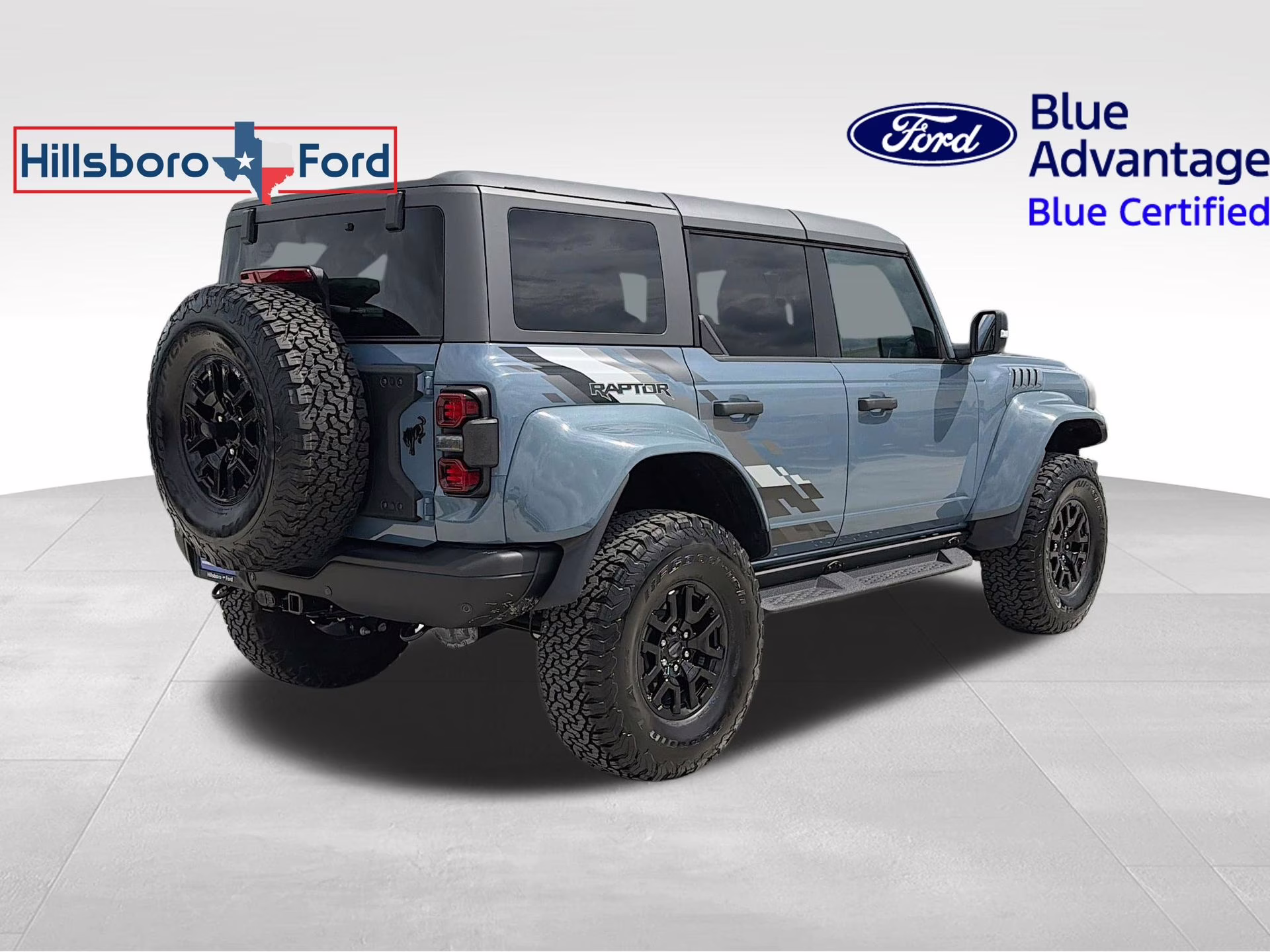 2024 Azure Gray Metallic Tri-Coat Ford Bronco Raptor 4X4 SUV