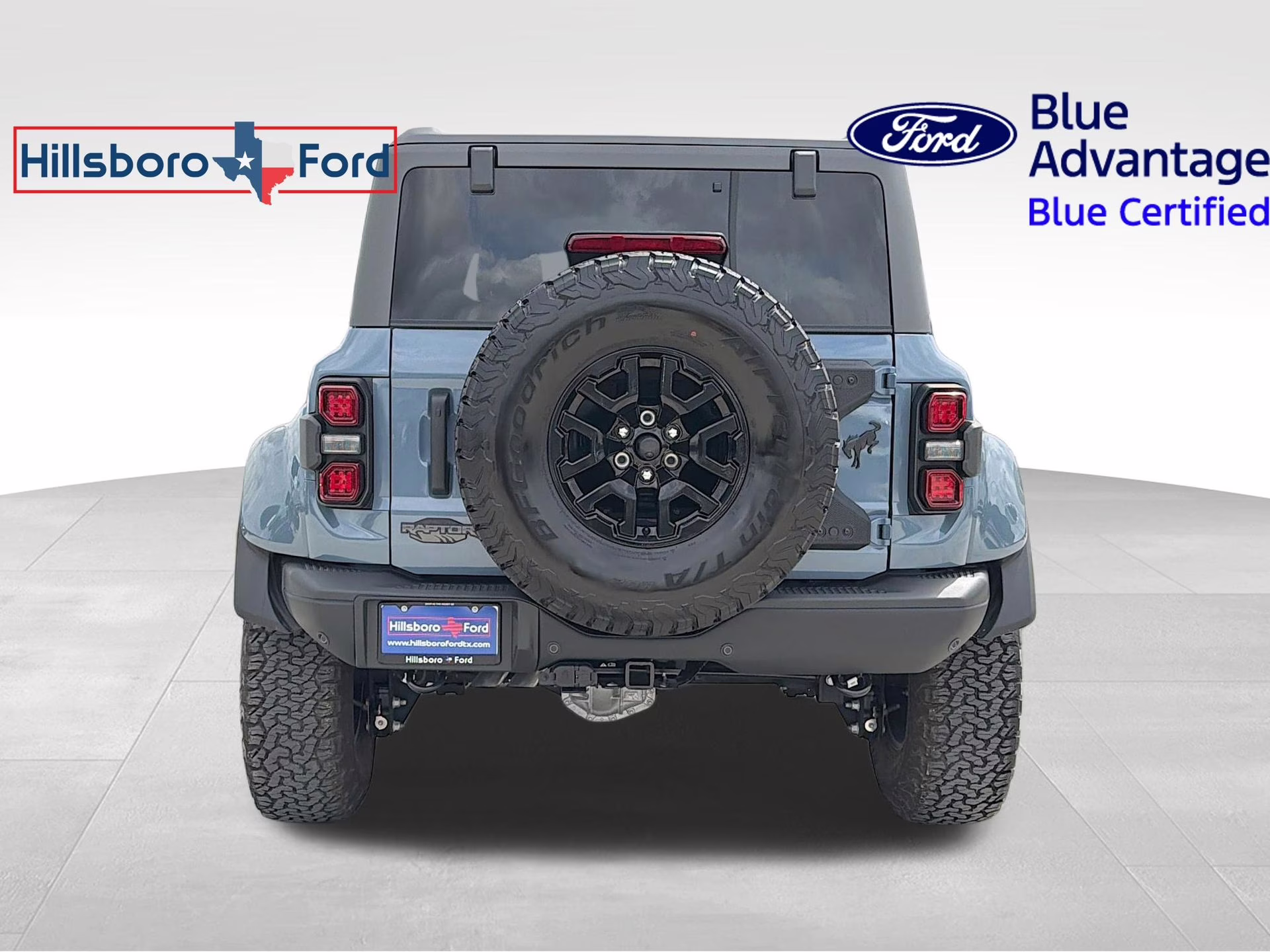 2024 Azure Gray Metallic Tri-Coat Ford Bronco Raptor 4X4 SUV