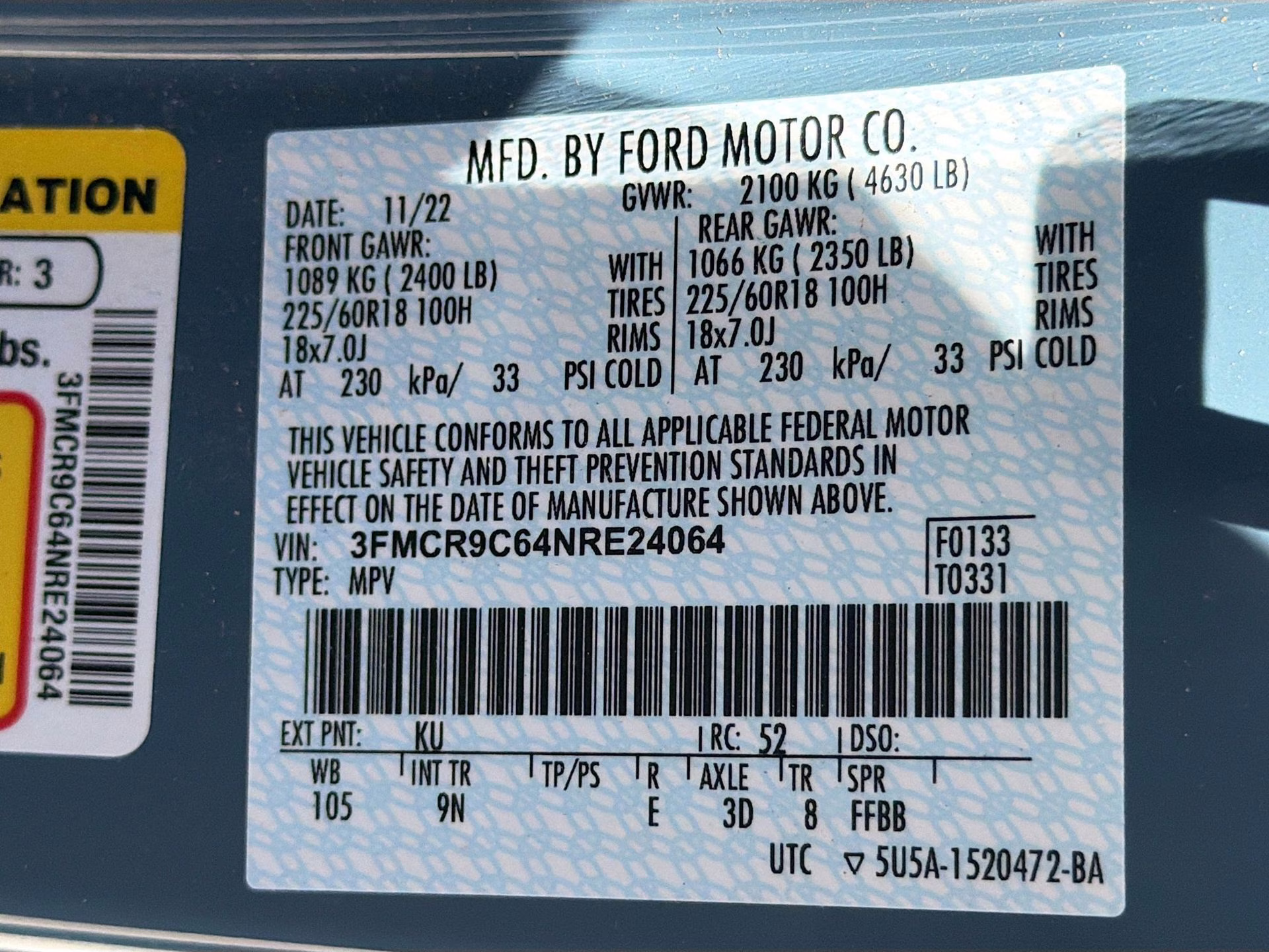 2022 Area 51 Ford Bronco Sport Outer Banks 4X4 SUV