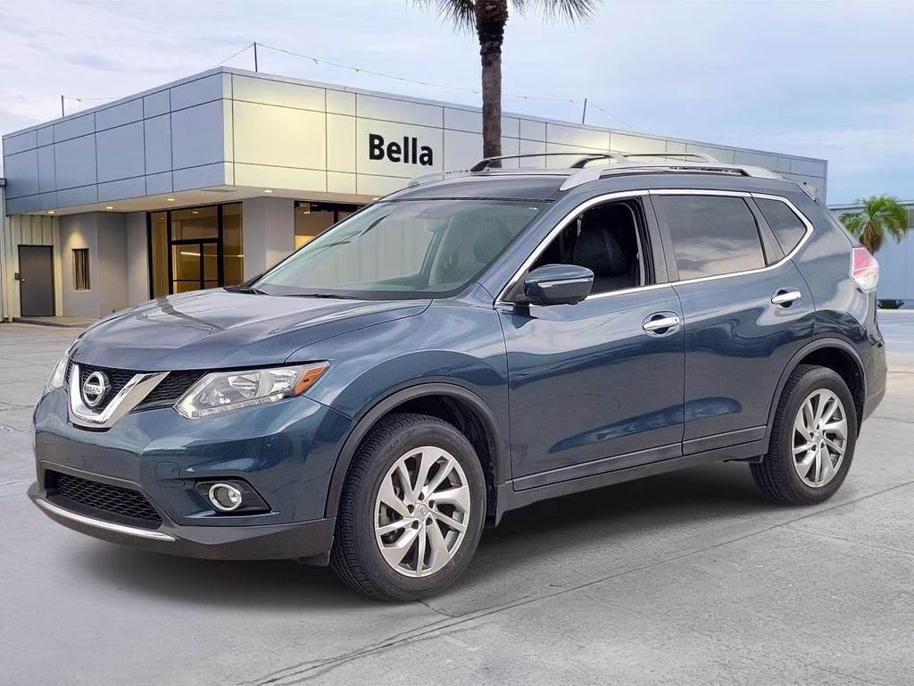2014 Graphite Blue Nissan Rogue SL AWD SUV
