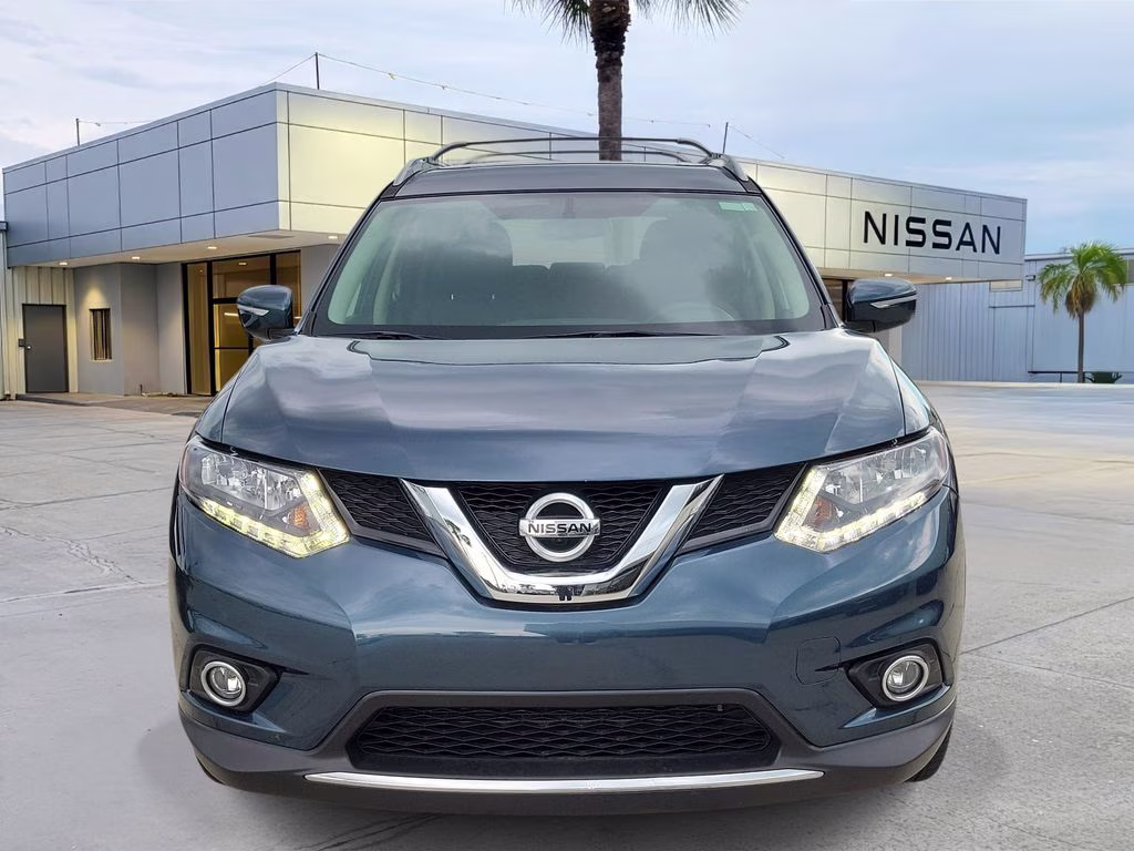 2014 Graphite Blue Nissan Rogue SL AWD SUV