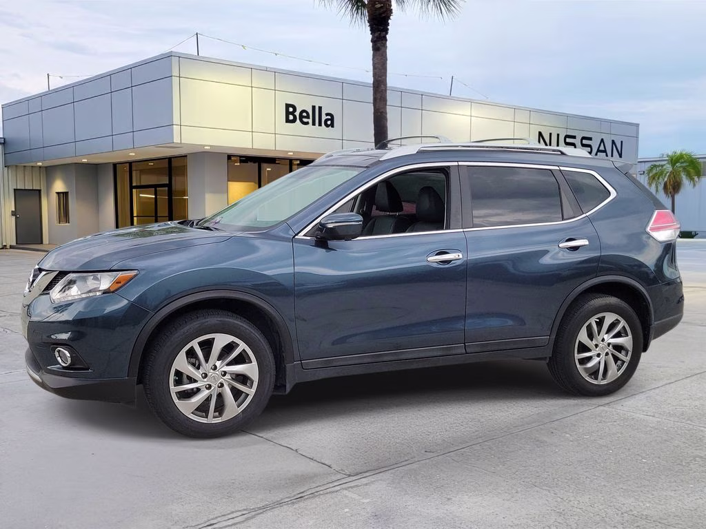 2014 Graphite Blue Nissan Rogue SL AWD SUV