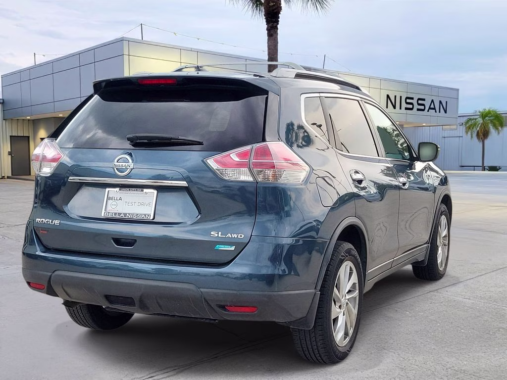 2014 Graphite Blue Nissan Rogue SL AWD SUV