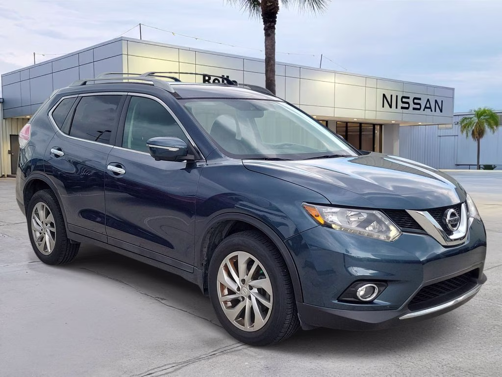 2014 Graphite Blue Nissan Rogue SL AWD SUV