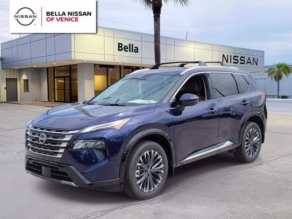 2026 Deep Ocean Blue Pearl Nissan Rogue Platinum AWD SUV