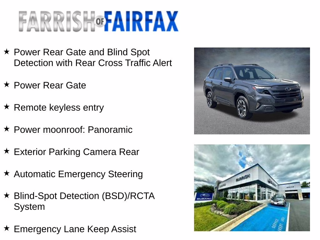 2026 Magnetite Gray Metallic Subaru Forester Premium AWD SUV