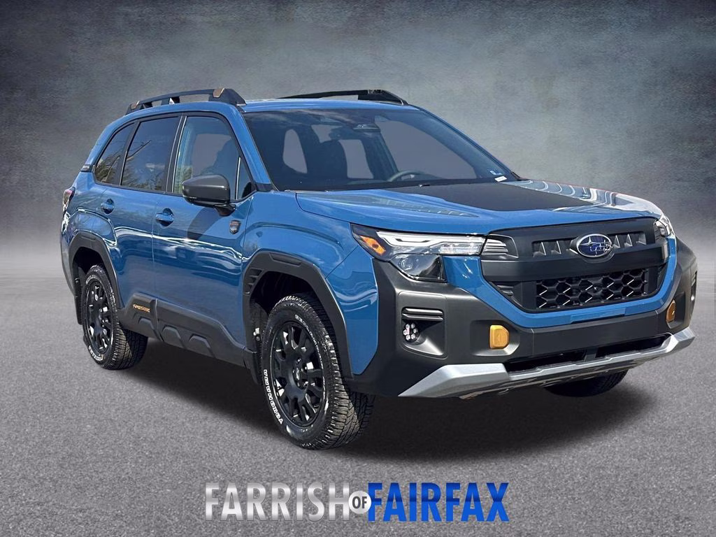 2026 Geyser Blue Subaru Forester Wilderness AWD SUV