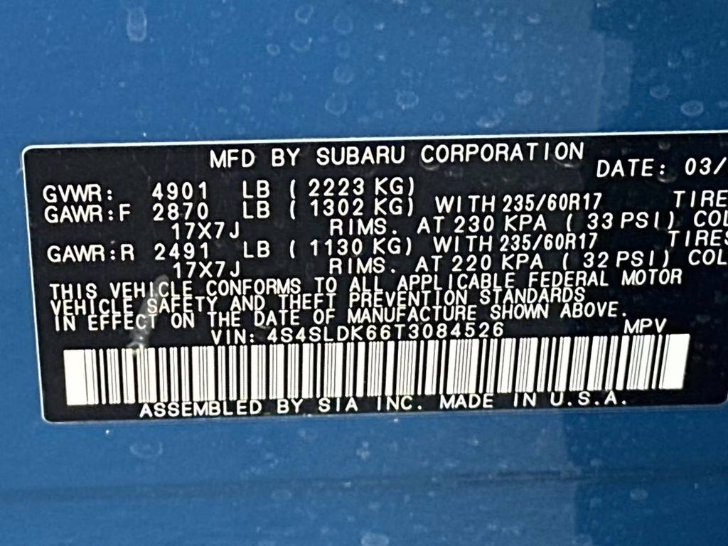 2026 Geyser Blue Subaru Forester Wilderness AWD SUV