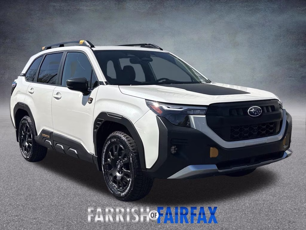 2026 Crystal White Pearl Subaru Forester Wilderness AWD SUV