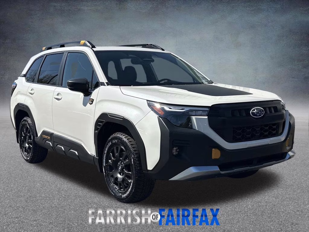 2026 Crystal White Pearl Subaru Forester Wilderness AWD SUV