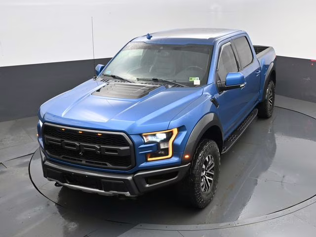 2019 Blue Metallic Ford F-150 Raptor 4X4 Truck