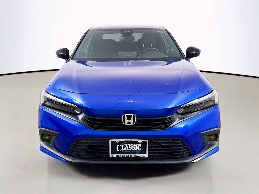 2024 Blue Honda Civic Sport FWD Sedan
