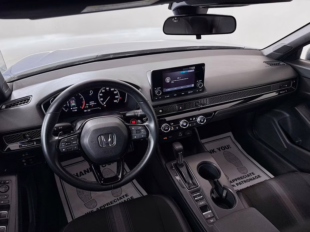 2024 Blue Honda Civic Sport FWD Sedan